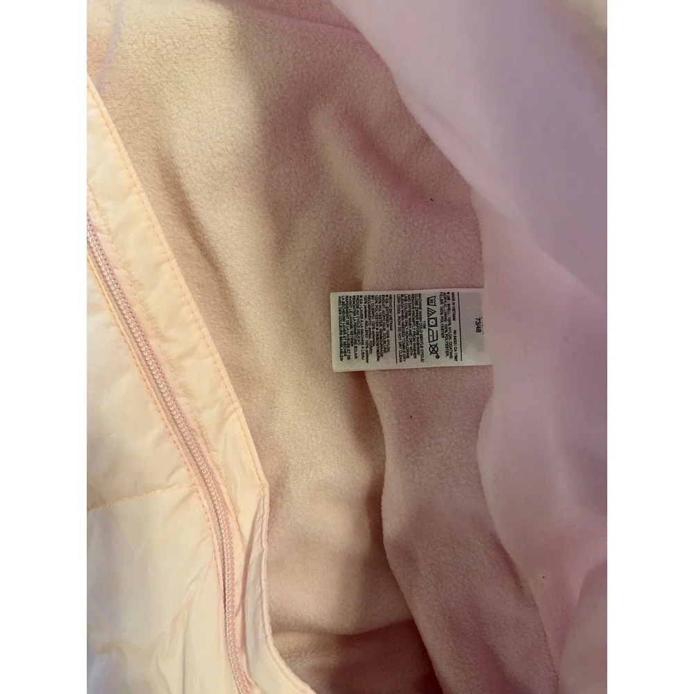 NEW 6-12 Month Old Navy Baby Pink Puffer Snowsuit Water Resistant Fleece Lined